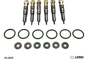 DAF MX-11 Paccar 1944124 2102390 repair kit injectors XF-CF 106 graphite washer | LENO