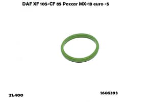 DAF 1608393 Oil pump tube seal XF 105-CF85 Paccar | LENO