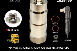 Injector holder for injector 1952045 DAF XF-CF 106 Paccar MX13 euro-6 1629459 | LENO