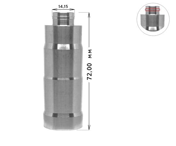1629459 injector sleeve DAF XF 105 Paccar MX-13 72.00 - 14.17-14.18 | LENO - Image 7